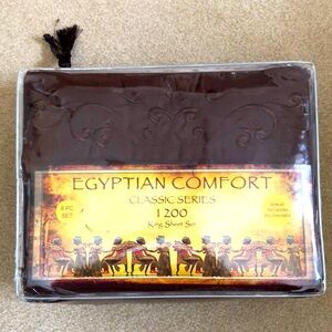 Egyptian Comfort Classic series 1200   King sheet set 6 pieces (2 ex pillowcase)